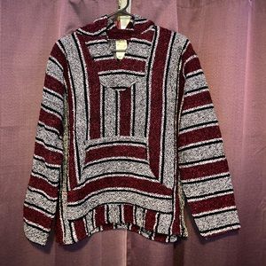❤️Red Drug Rug Boho Hoodie